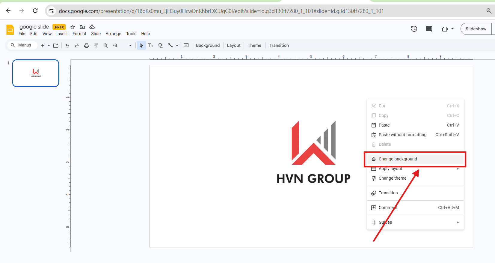Cách chèn background cho Google Slide giúp slide chuyên nghiệp hơn 4 Cách chèn background cho google slide