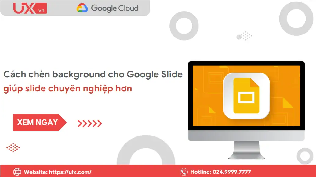 Cách chèn background cho google slide