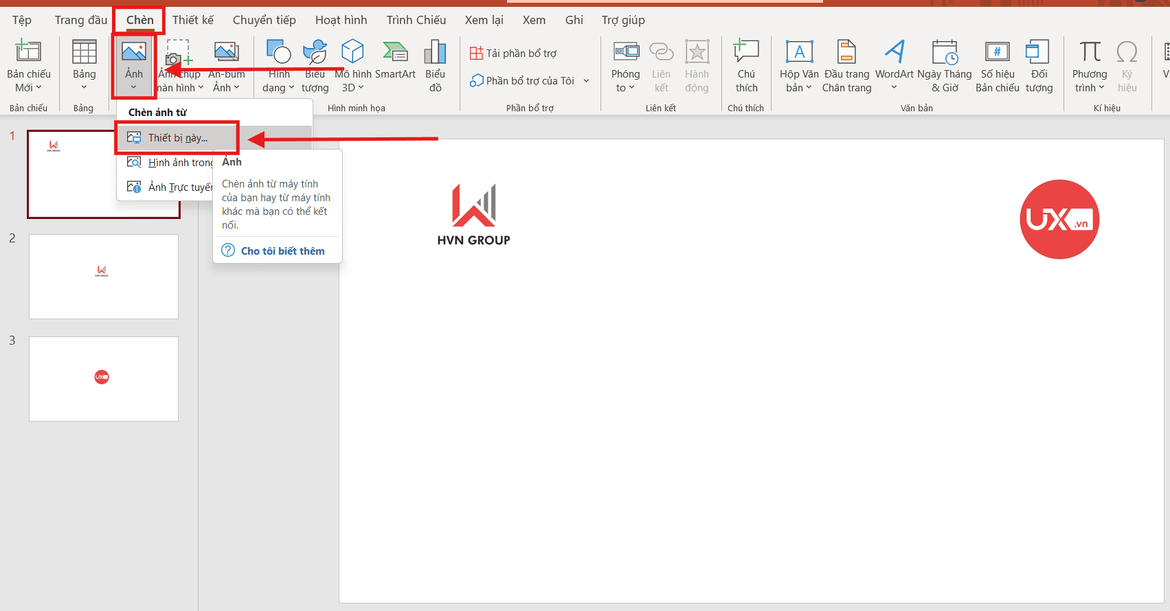 Cách nổi bật vùng ảnh trong PowerPoint
