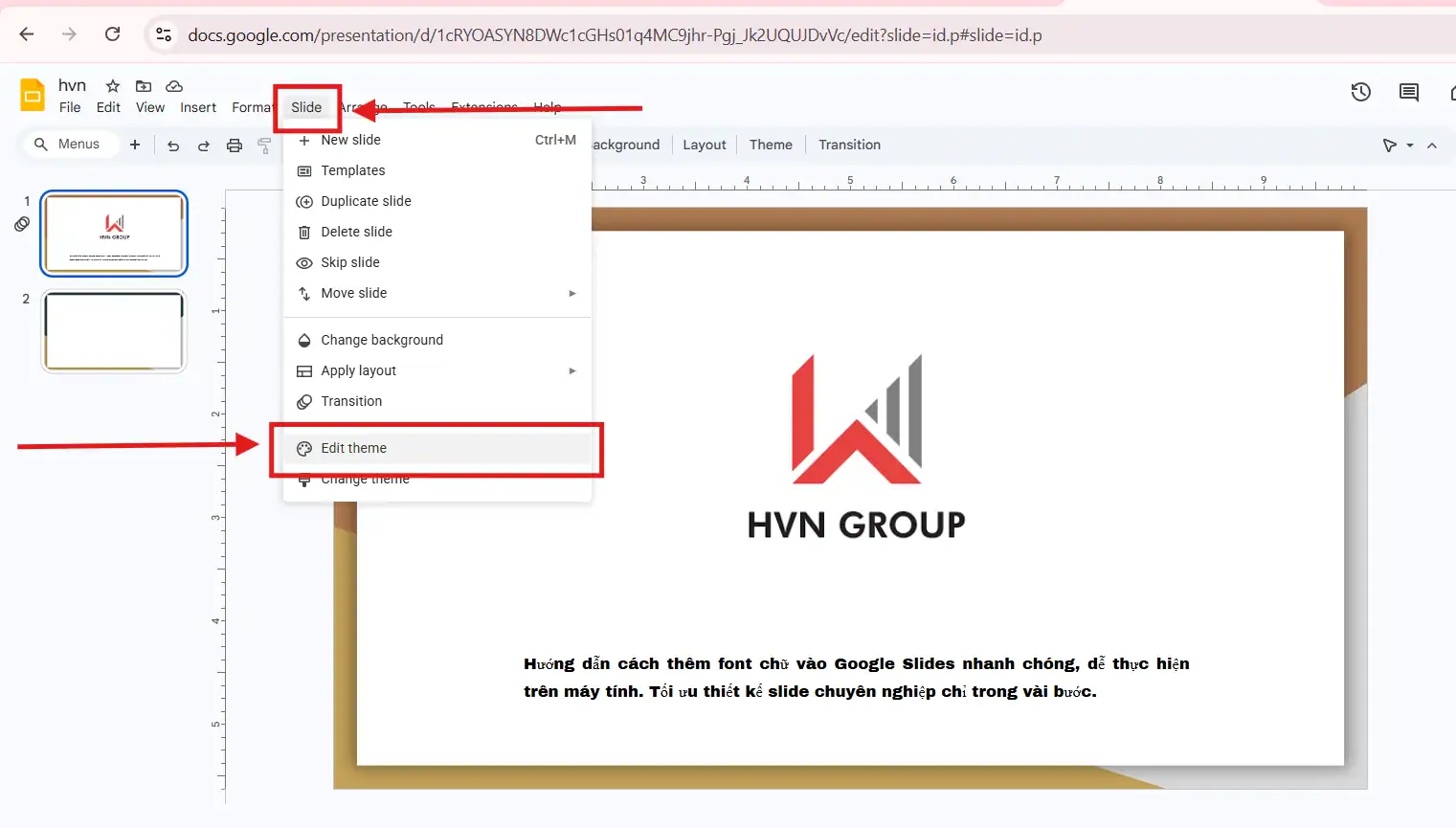 Thêm font chữ trong Google Slides: Hướng dẫn chi tiết và dễ thực hiện 10 Cách thêm phông chữ trong google slides