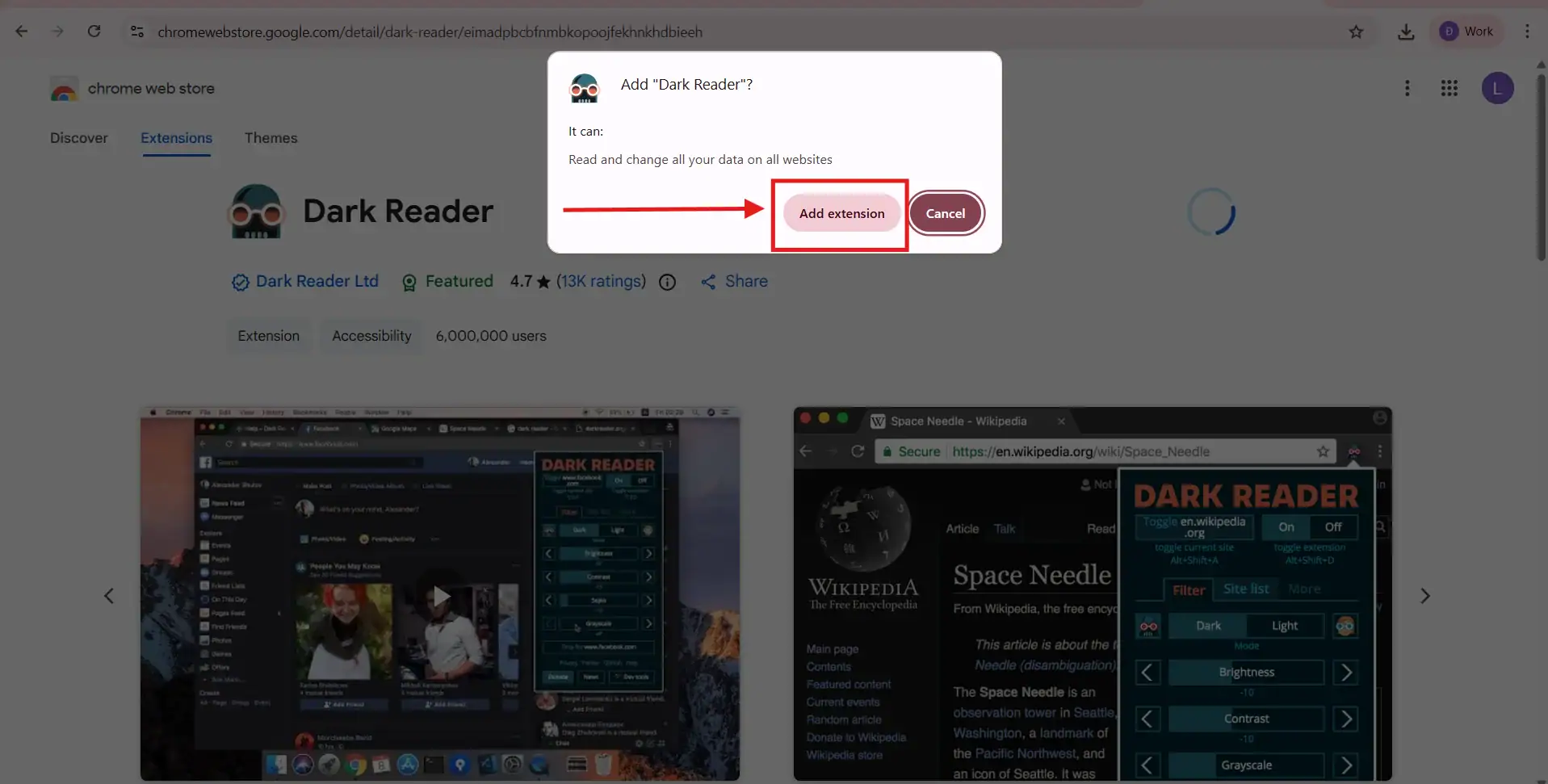 Cách bật Dark Mode trong Google Slides trên máy tính và điện thoại 11 Cài dark mode qua extensions