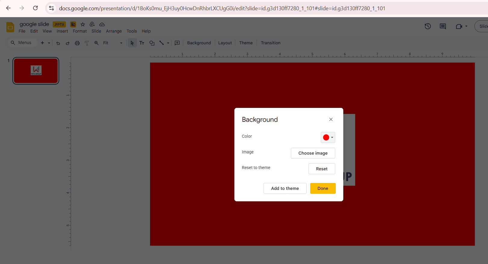 Cách chèn background cho Google Slide giúp slide chuyên nghiệp hơn 5 Chèn background cho google slide