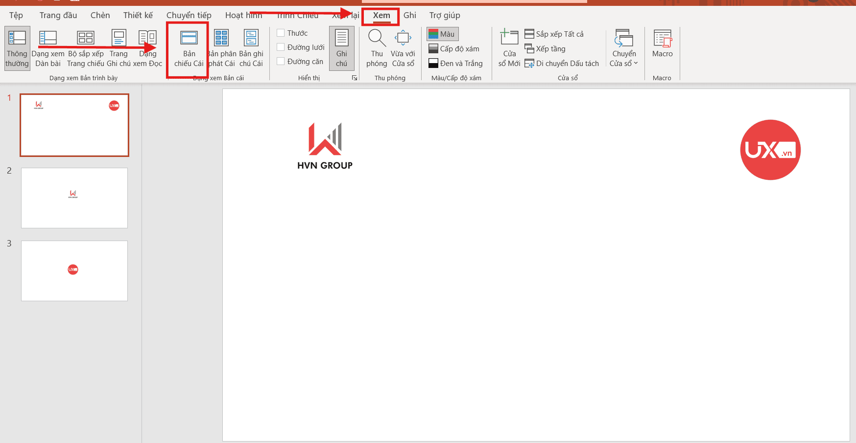 Chèn watermark trong Ppt