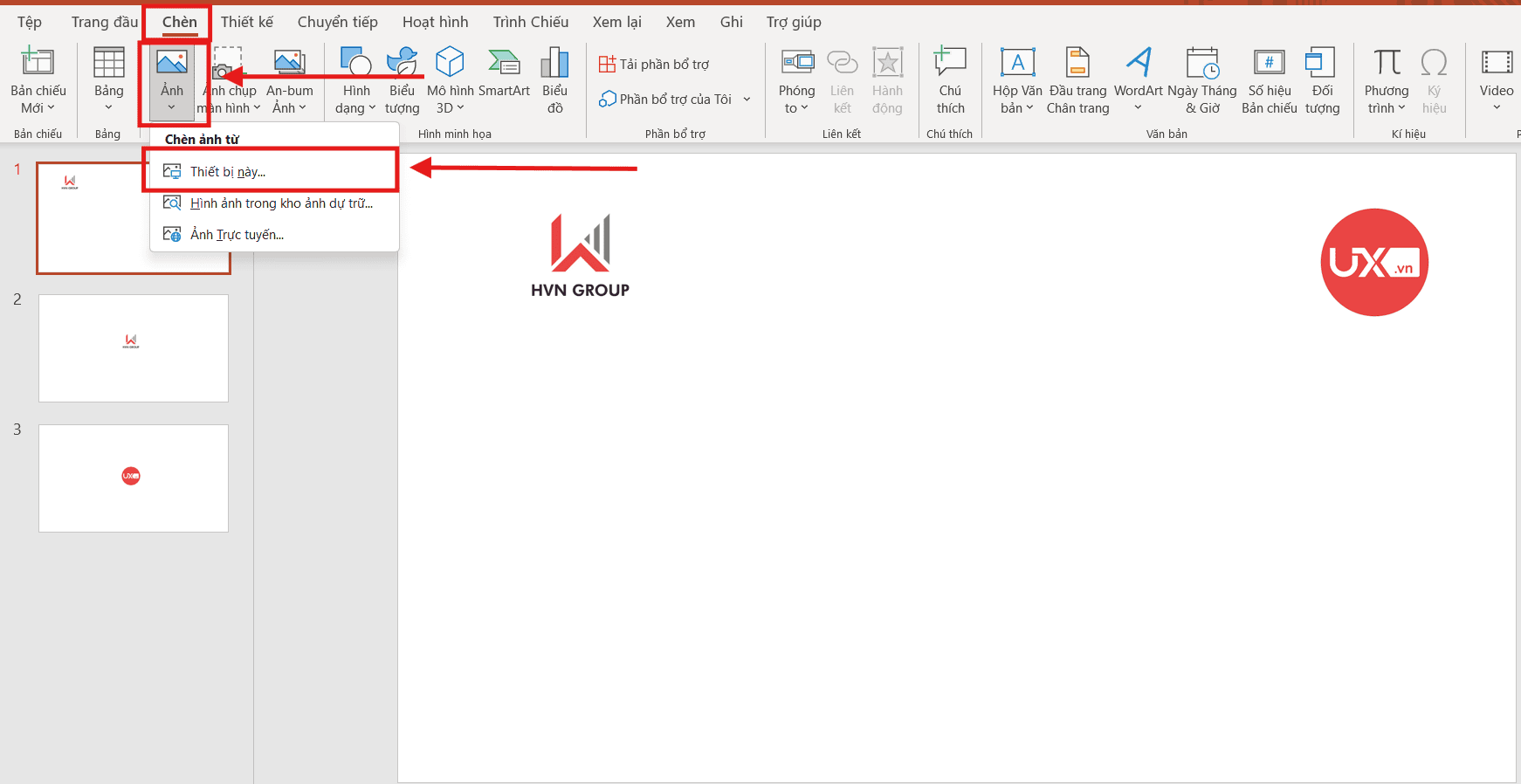 Chèn watermark vào Ppt
