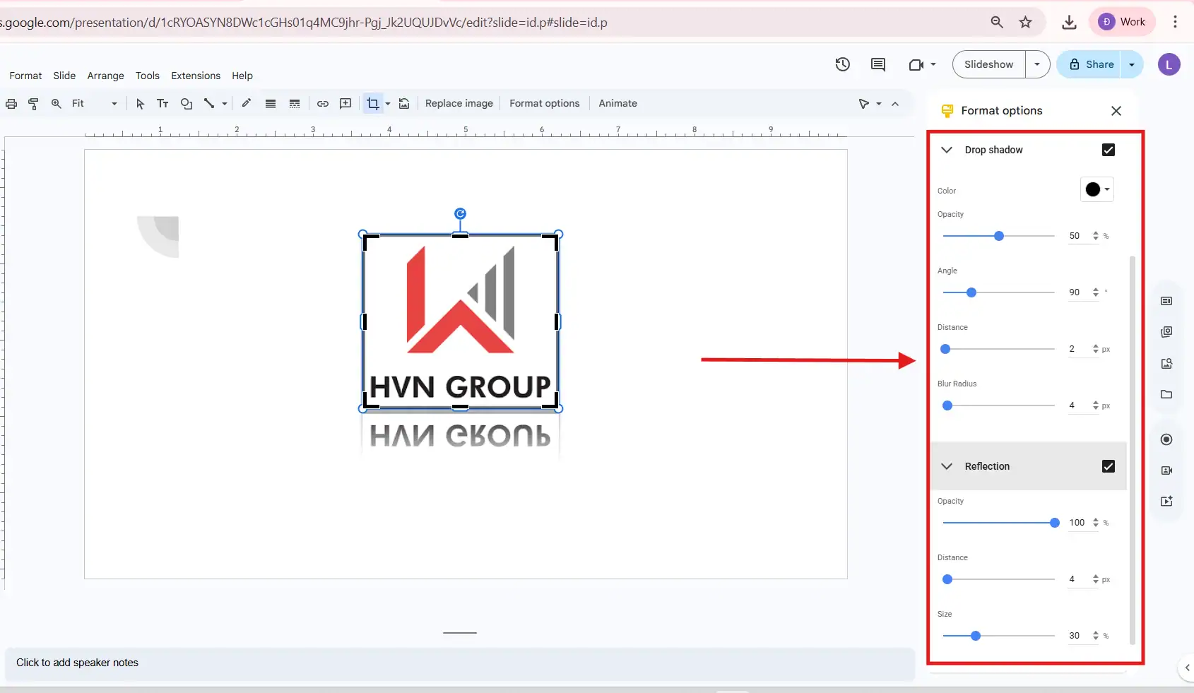 Chỉnh sửa ảnh trong Google Slides giúp slide đẹp và chuyên nghiệp hơn 6 Chỉnh ảnh trong google slide