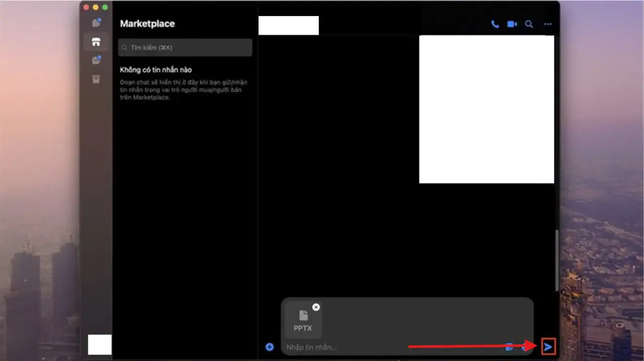 Gửi file Ppt qua Messenger