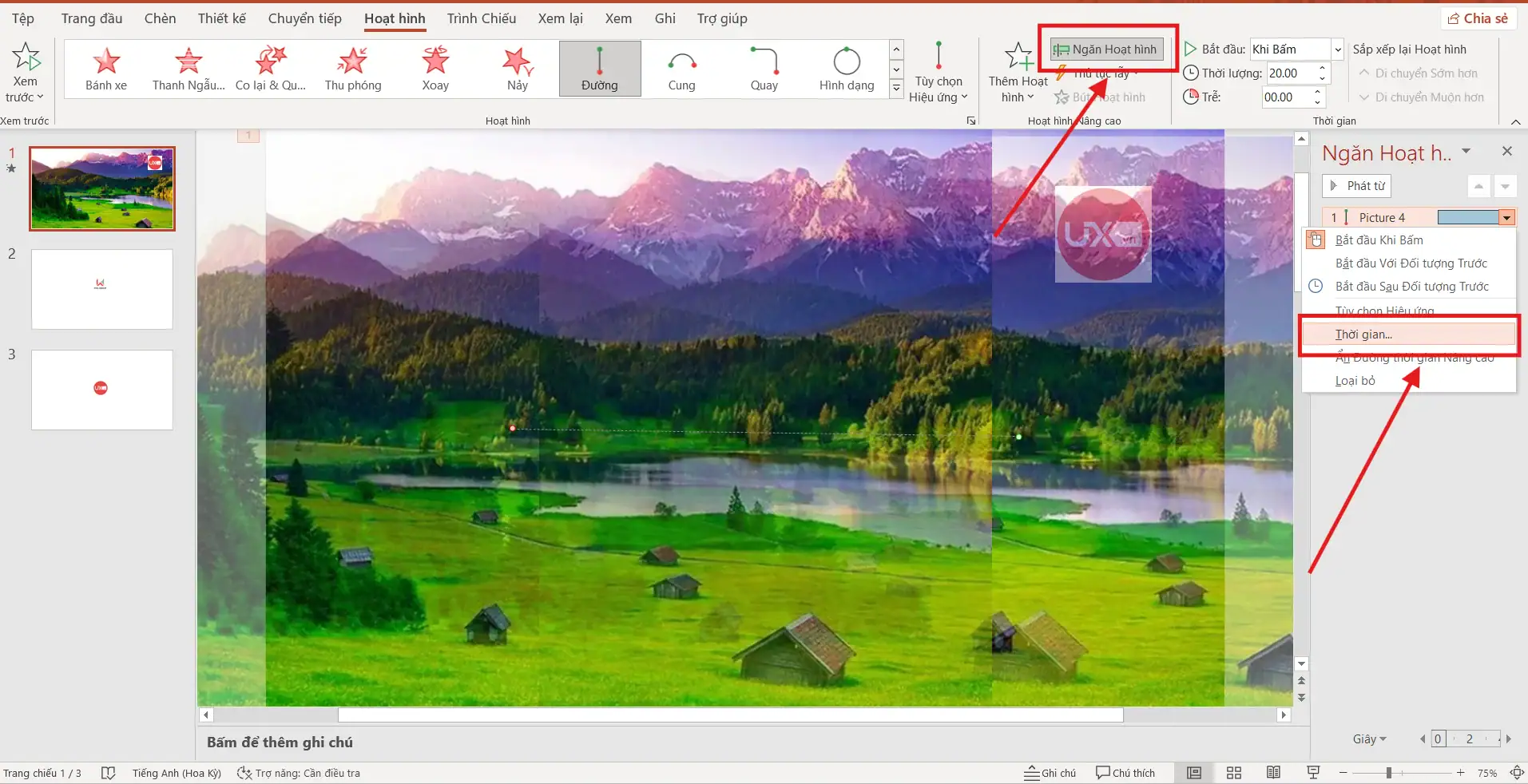 Hiệu ứng lặp lại Background trong PowerPont