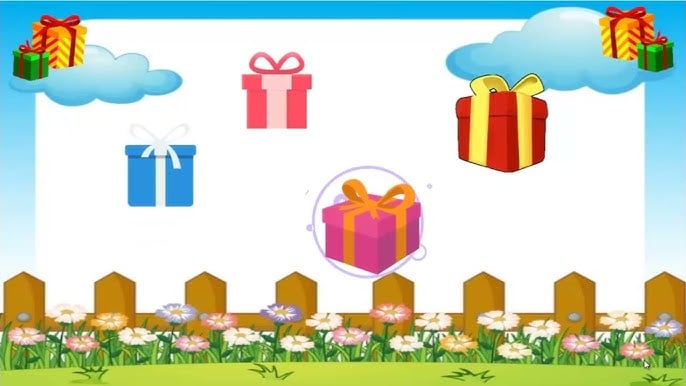 Hộp quà may mắn trong Ppt