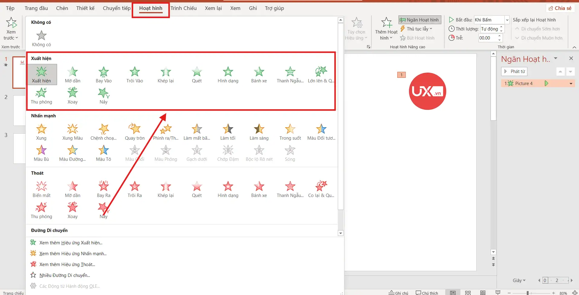 Làm hiệu ứng nhấp nháy