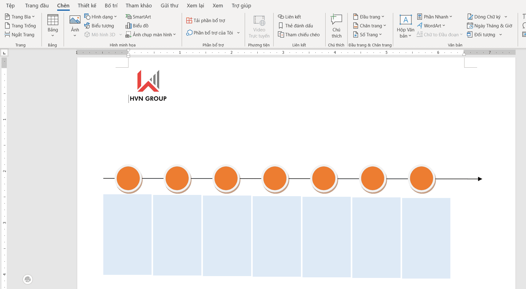 Hướng dẫn 02 cách tạo timeline trong Word dễ thực hiện cho người mới 11 Mốc thời gian trong Word