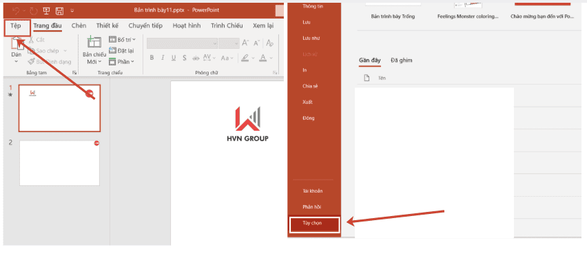 Nén file để gửi PowerPoint qua Messenger