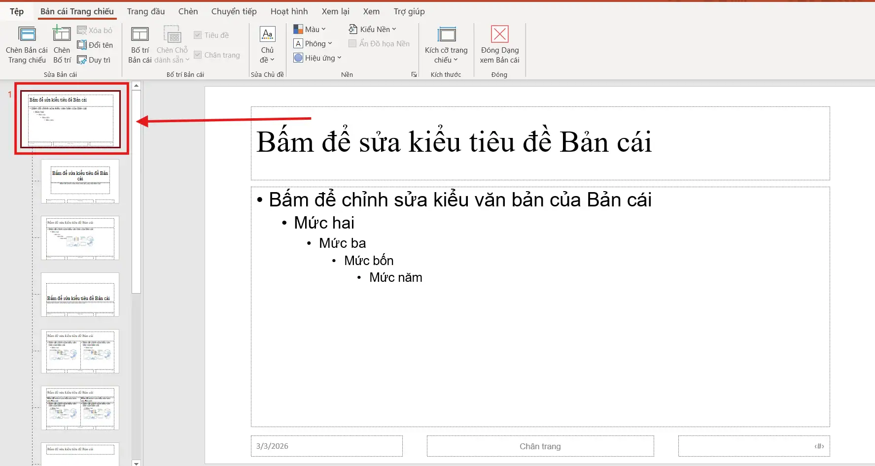 Tìm font chữ trong Ppt