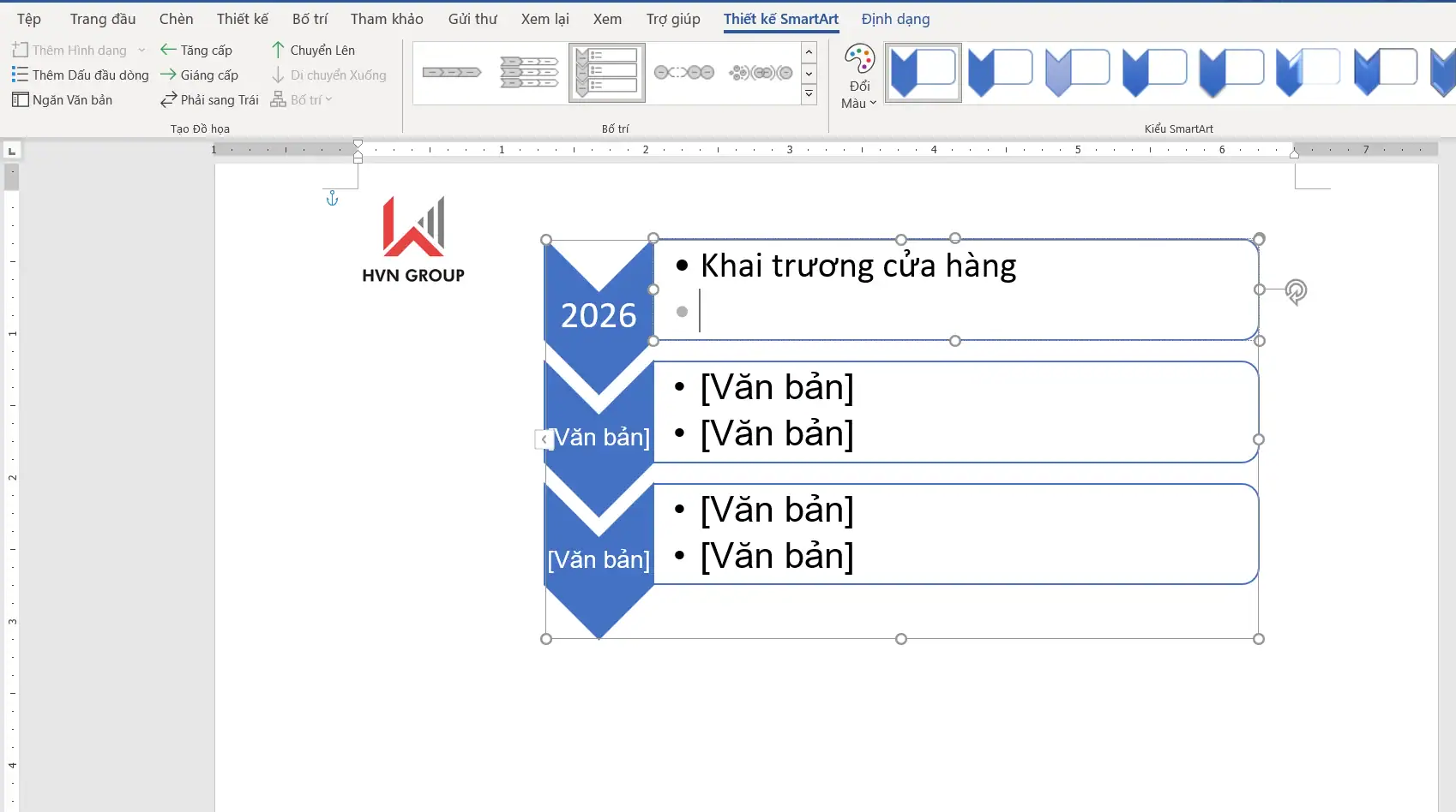 Hướng dẫn 02 cách tạo timeline trong Word dễ thực hiện cho người mới 6 Timeline ở Word
