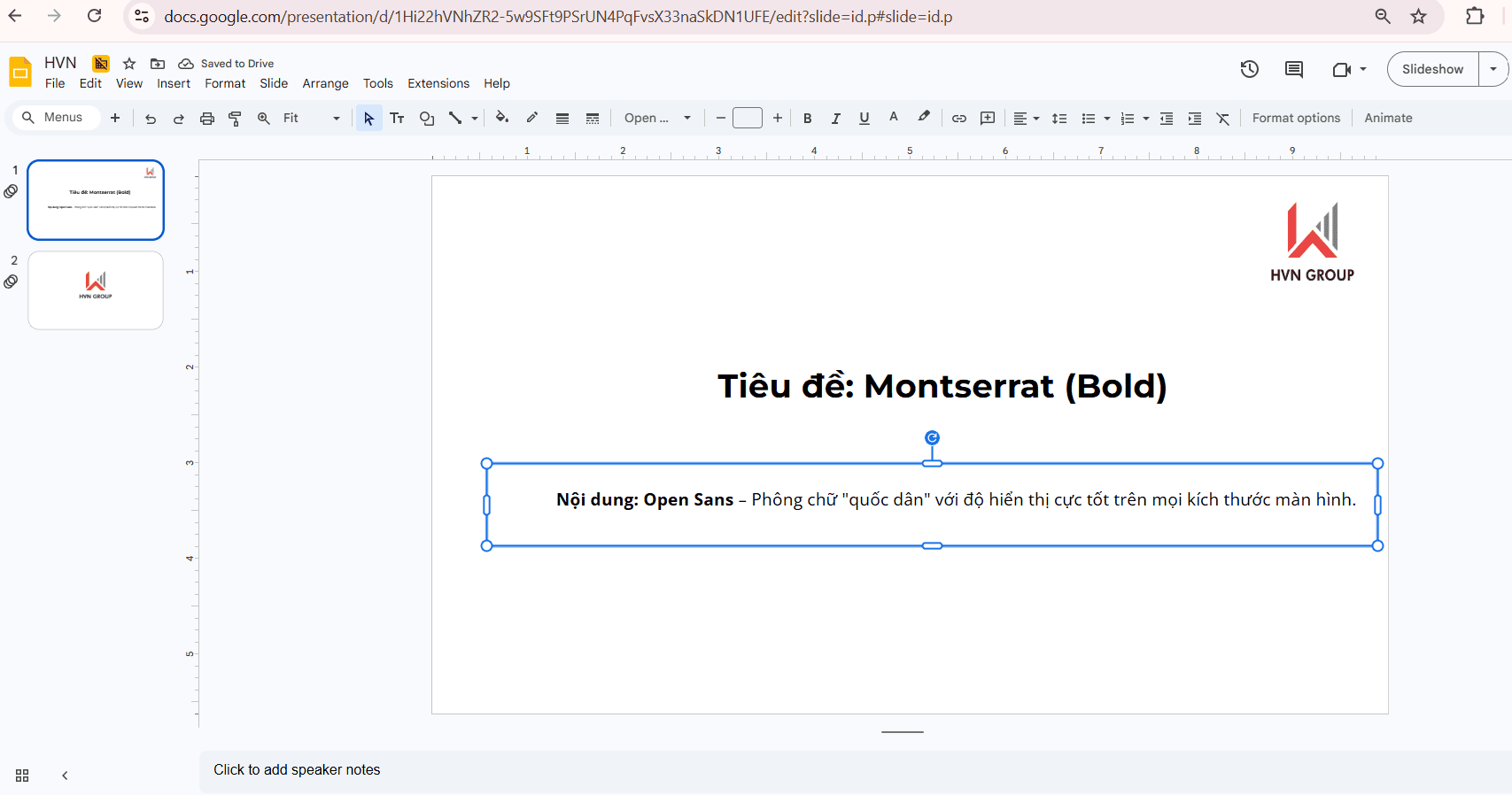 Các nhóm font chữ