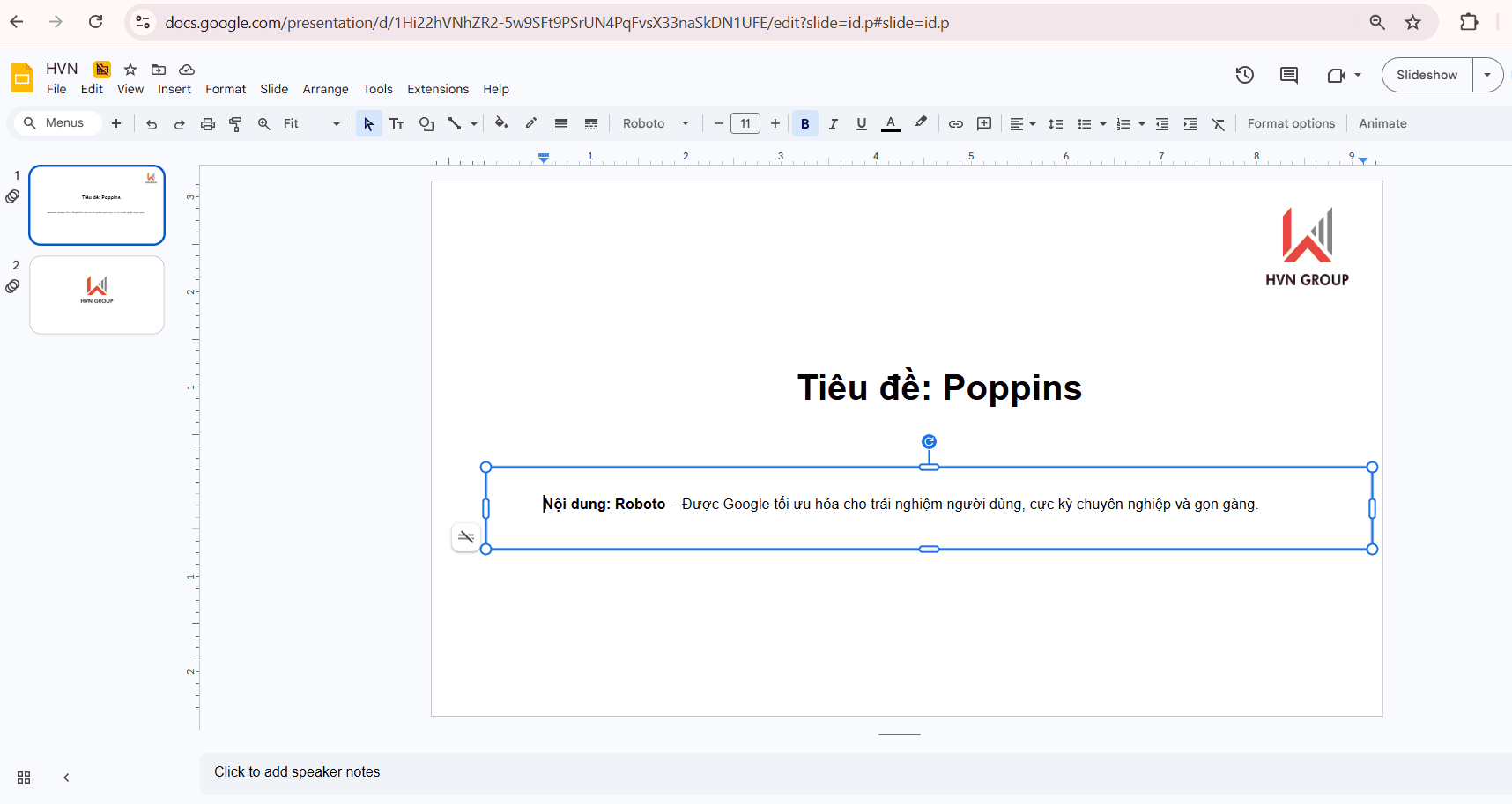Các nhóm phông chữ