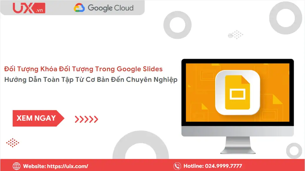Cách đối tượng khóa đối tượng trong Google Slides