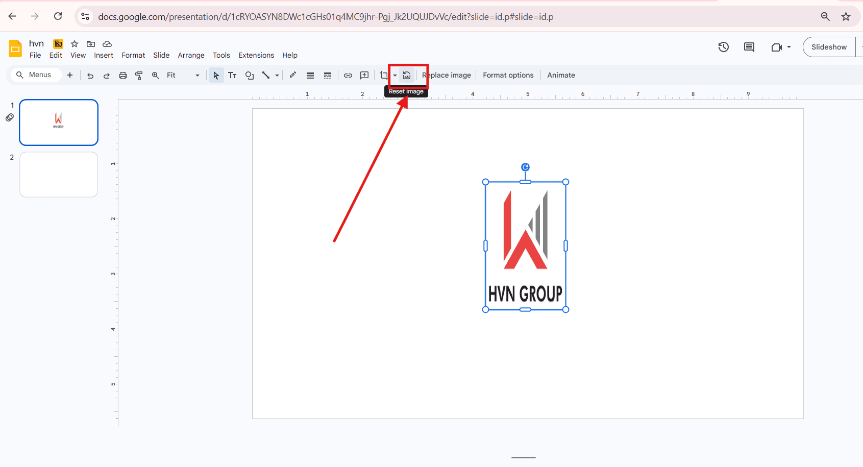 Cách thay đổi kích thước ảnh