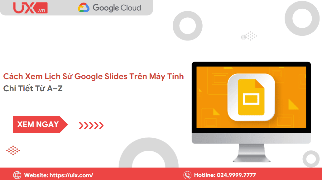 Cách xem lịch sử Google Slides trên máy tính
