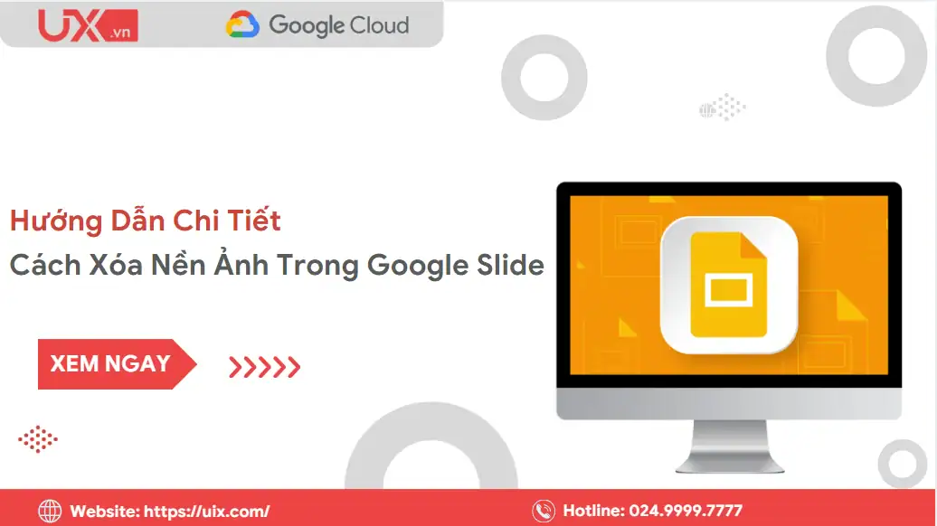 Cách xóa nền ảnh trong Google slide