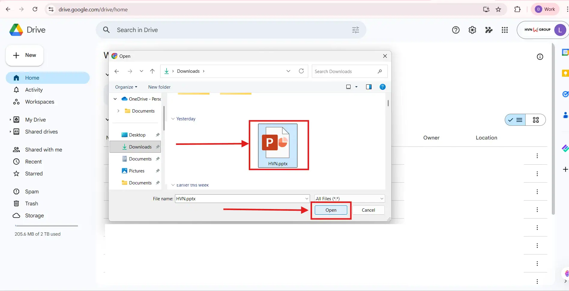 Chuyển PowerPoint sang Google Slide