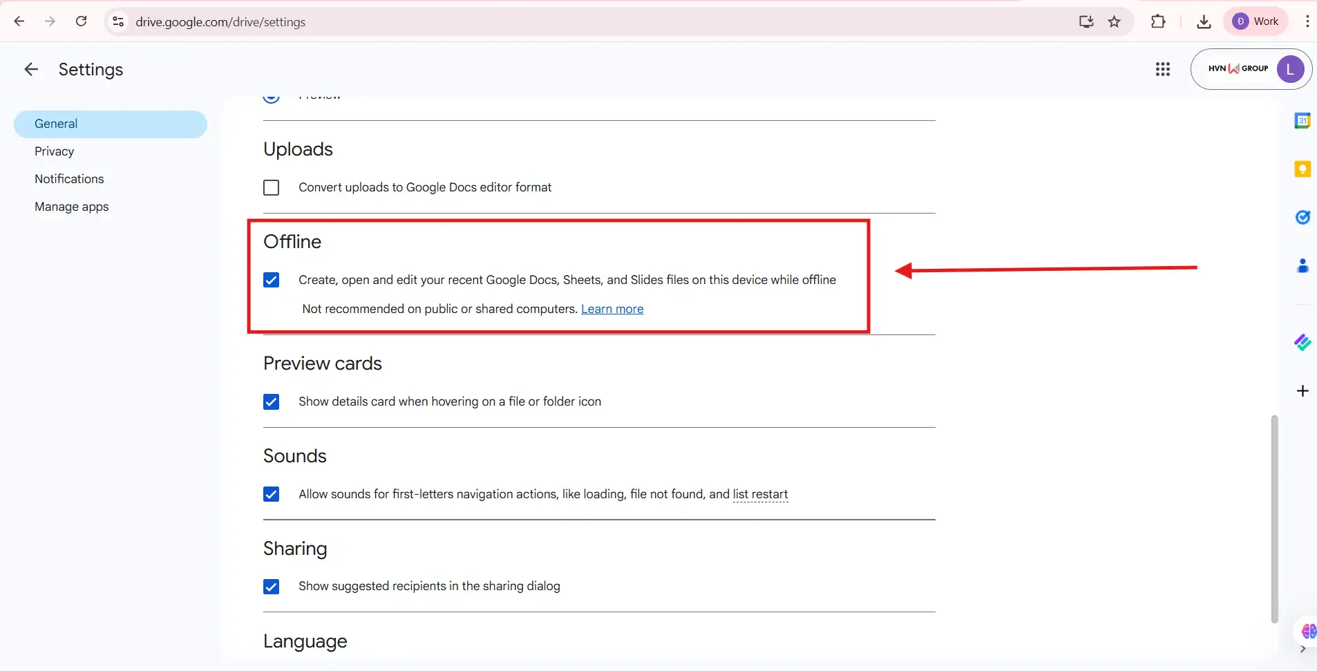 Dùng google slide offline