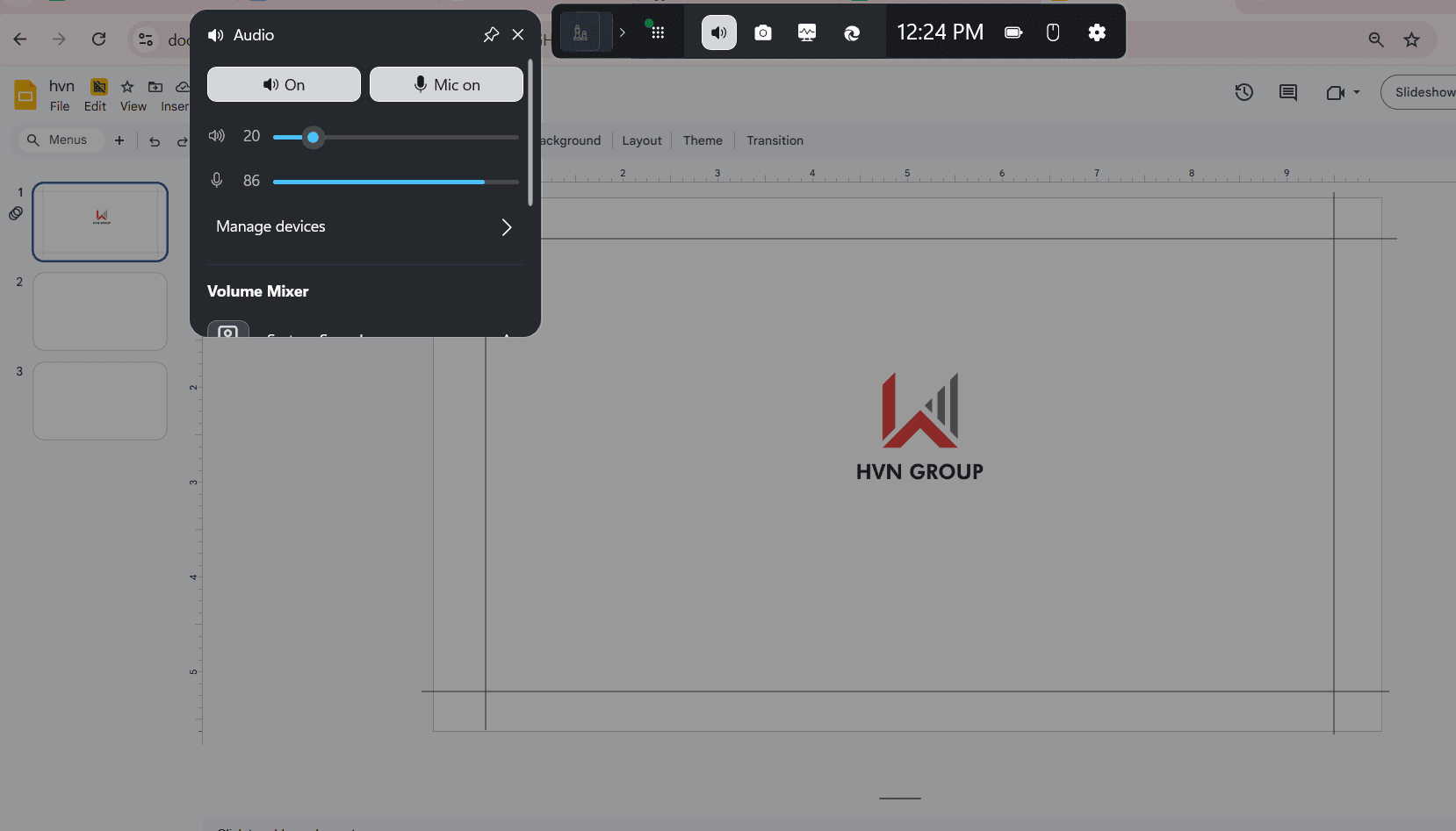 Ghi lại bài thuyết trình