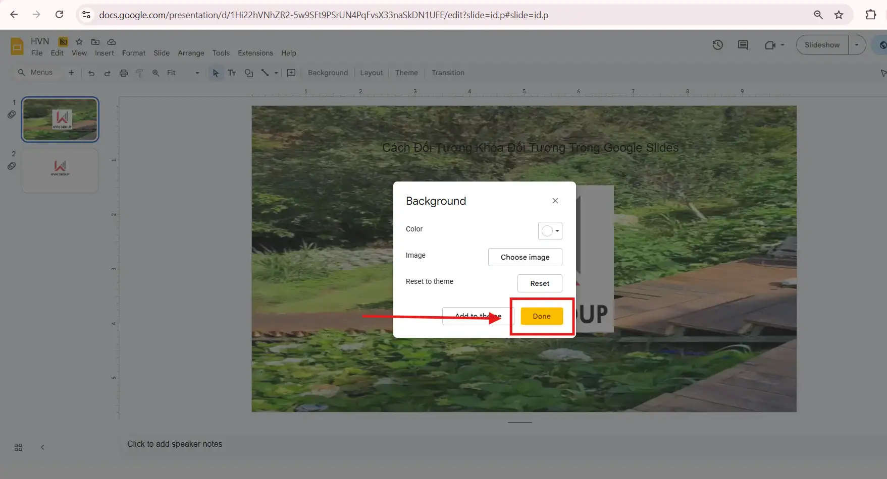 Khóa đối tượng