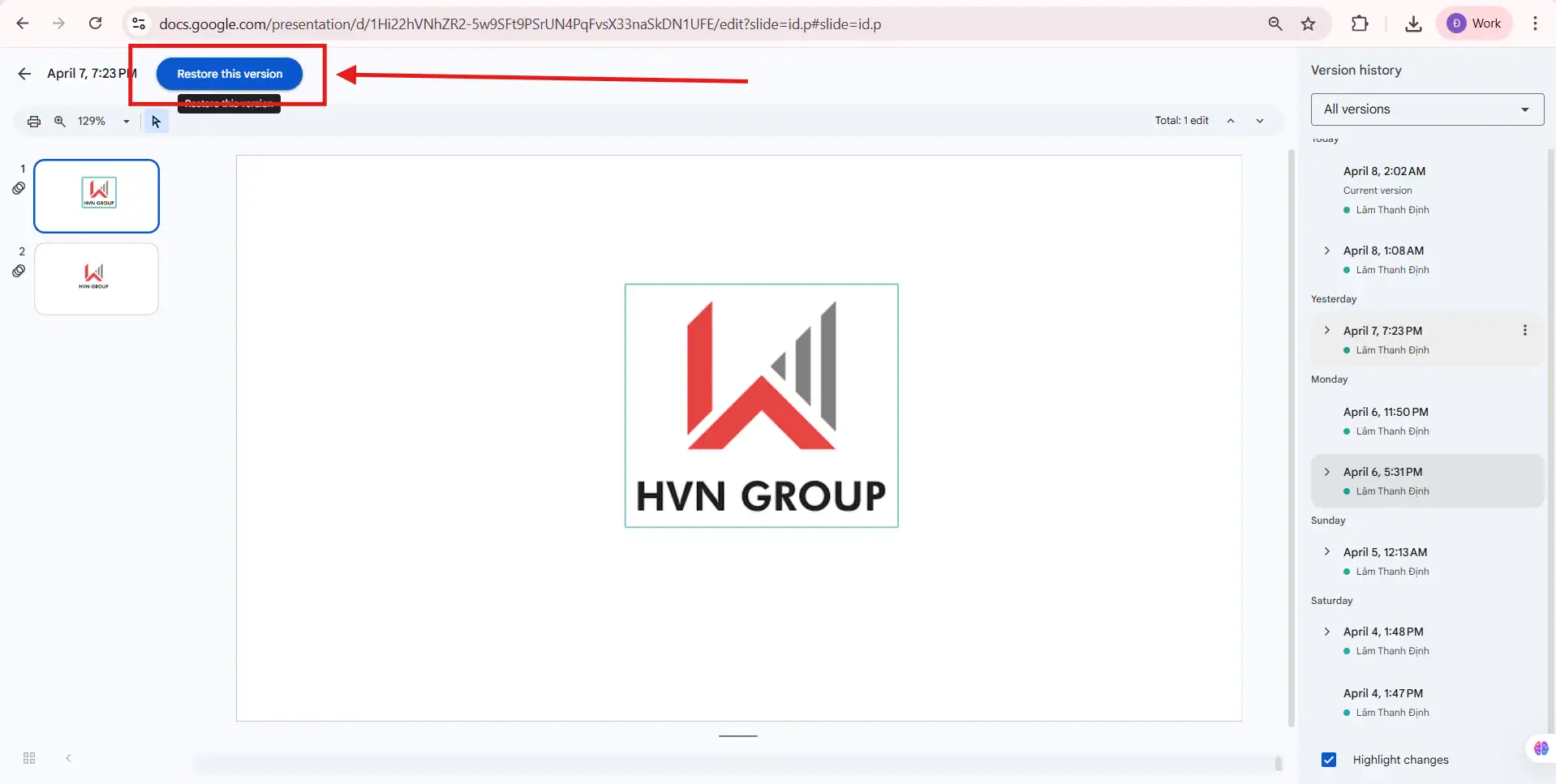 Khôi phục lịch sử