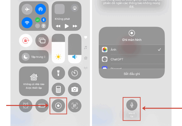 Record bài thuyết trình