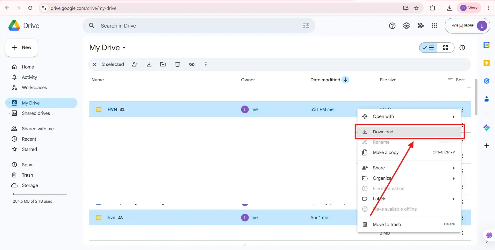 Tải Google Slide sang PowerPoint