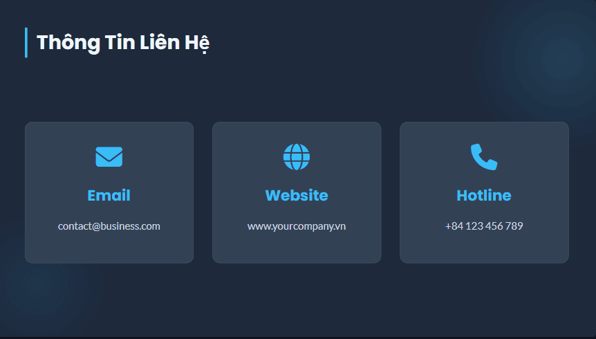 10 Mẫu slide kết thúc bài thuyết trình PowerPoint ấn tượng 7 Kết thúc thông tin