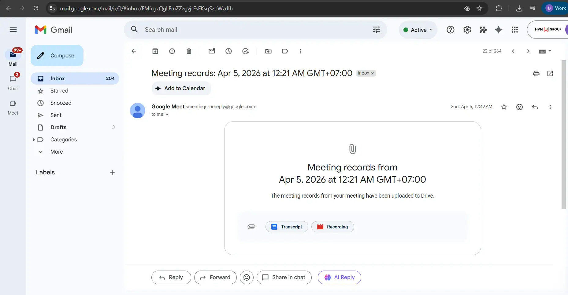 Meeting Recording