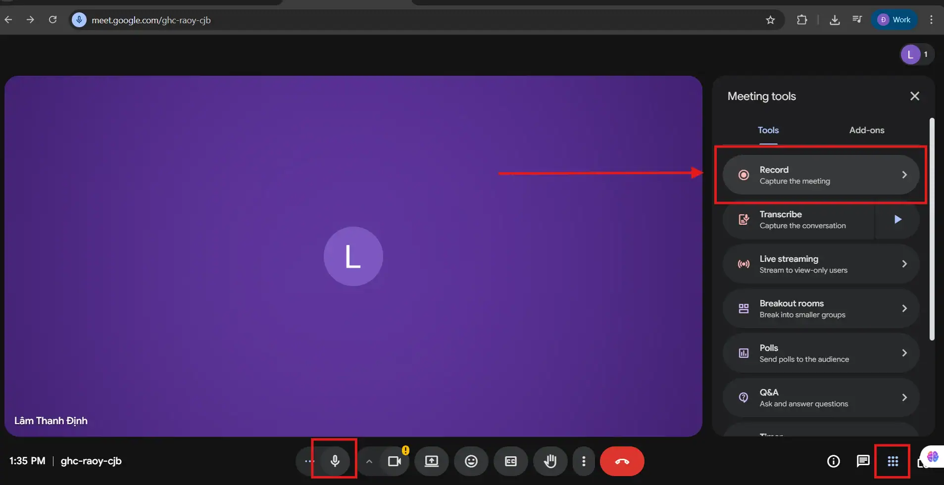 Record Presentation