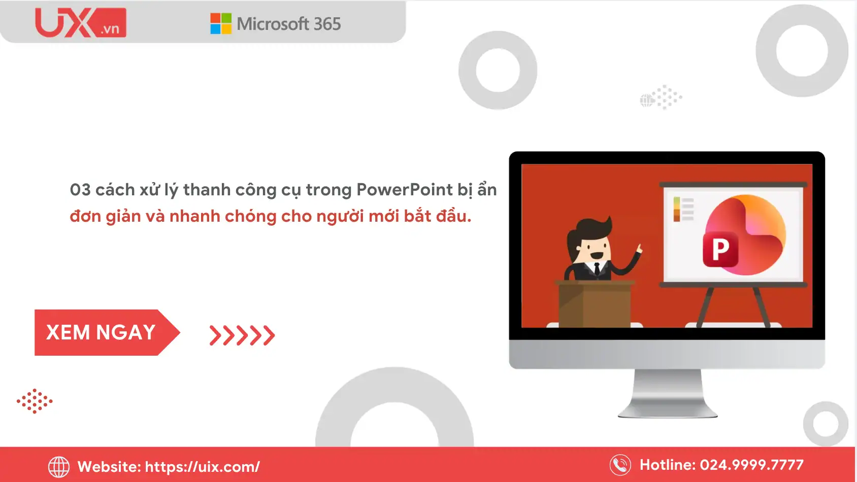 03 cách xử lý thanh công cụ trong PowerPoint bị ẩn đơn giản và nhanh chóng