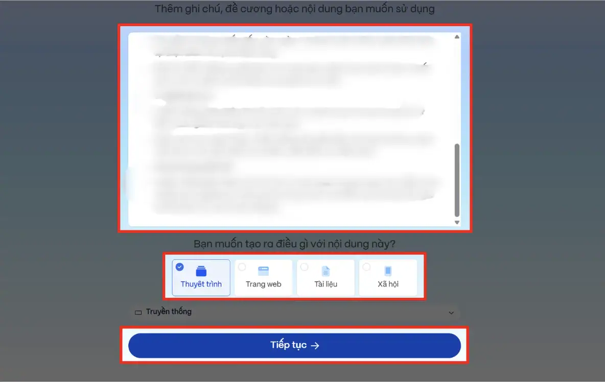 Dùng AI tạo PowerPoint bằng Gamma