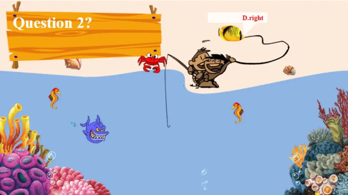 Game PowerPoint câu cá