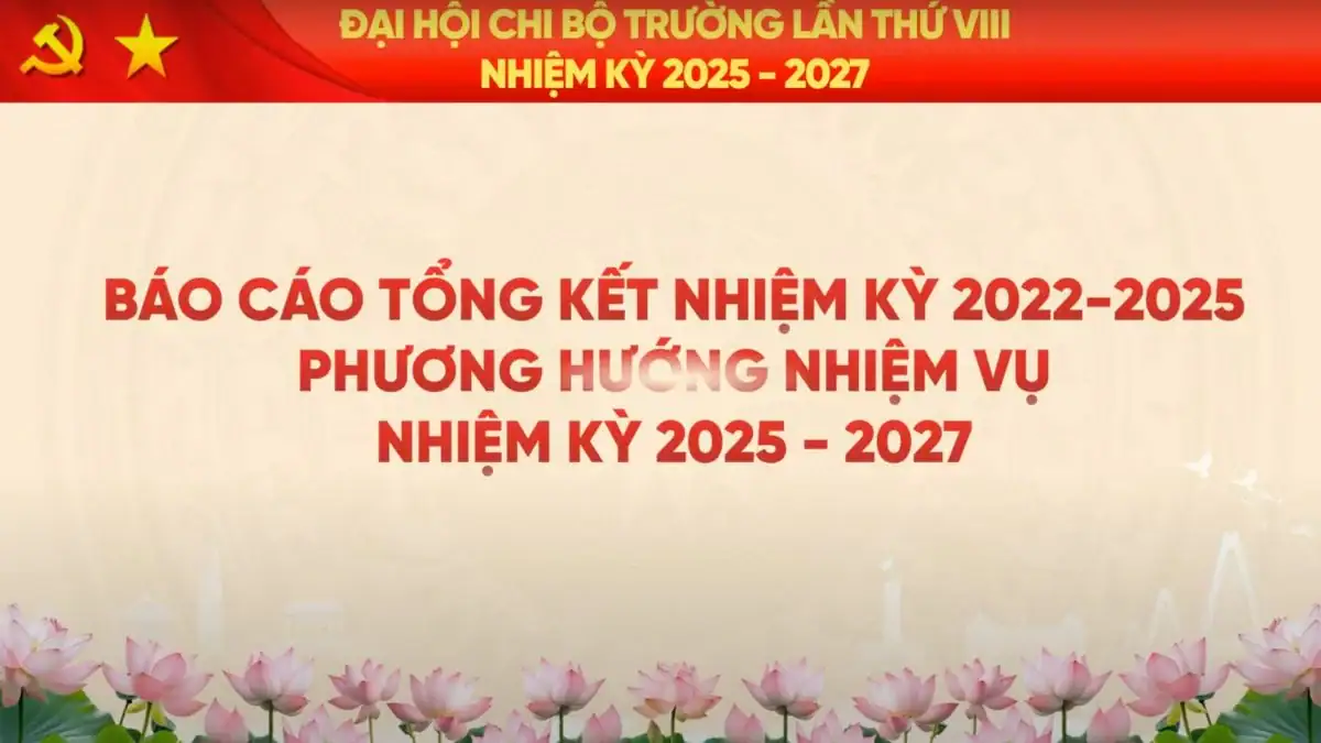 Slide báo cáo tổng kết hoạt động