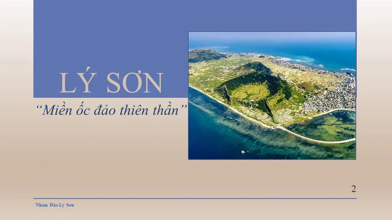 Slide Đảo Lý Sơn Quảng Ngãi