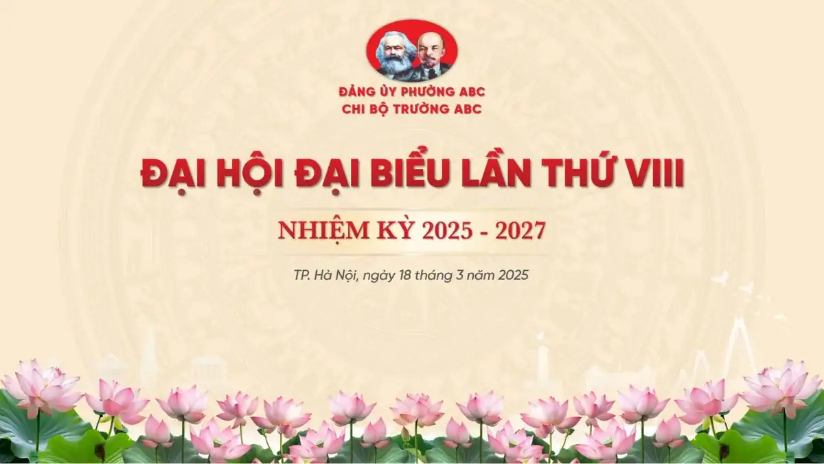 Slide giới thiệu đại hội Đảng