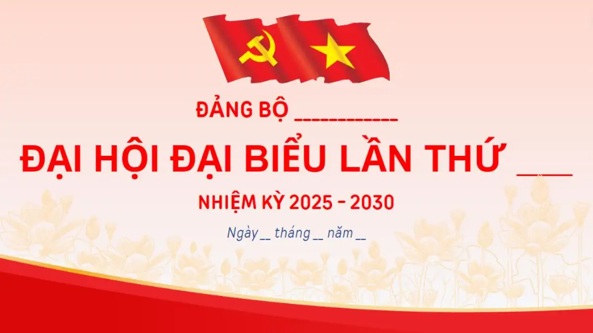 Slide giới thiệu đại hội Đảng